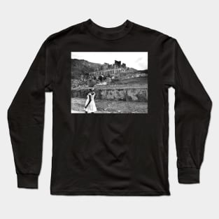 Woman passing by Sans Souci Long Sleeve T-Shirt